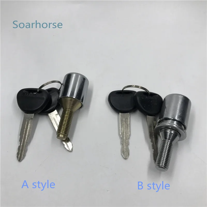 Soarhorse Car Spare Wheel tire Lock with key for Mitsubishi Pajero