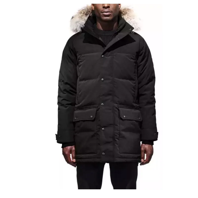 

Outdoor Down Jacket Windproof Waterproof Canada Goose Men Long Trendy Thicken Keep Warm Cold Protection Hardy Comfortable NEW