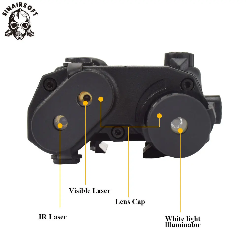 Принадлежности для страйкбола пейнтбола LA PEQ15 красный точечный Тактический свет PEQ красный лазер PEQ 15 ИК-огни с лазером охотничий Peq-15 элемент