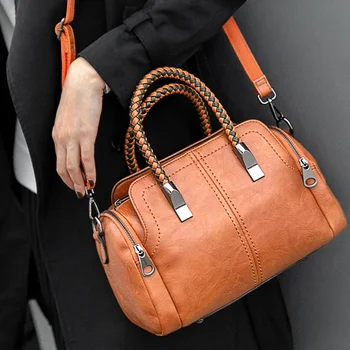 

JJDXBPPDD Fashion Handbag New Women Leather Bag Large Capacity Shoulder Bags Handbags Casual Tote Simple Top-handle Hand Bags
