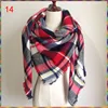 2022 Winter Autumn scarf Knit oversize blanket tartan plaid stole Designer Women Bandana Acrylic scarf shawl 140x140cm wrap ► Photo 1/6