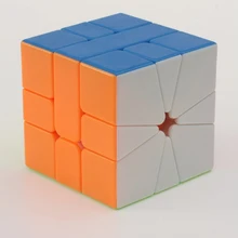 Карамельный цвет кв-1 Magic Cube площади Профессиональный Stickerless Головоломка Куб Скорость Мэджико cubo Развивающие игрушки для детей(C5