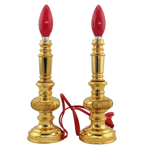 Large electric candle light Fortuna Buddha Light a candle light