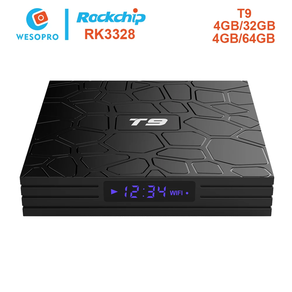 

Android 8.1 TV Box T9 with Arabic French Italy German Spain Netherlands Poland Belgium Sweden UK CA IPTV Subscription Channels