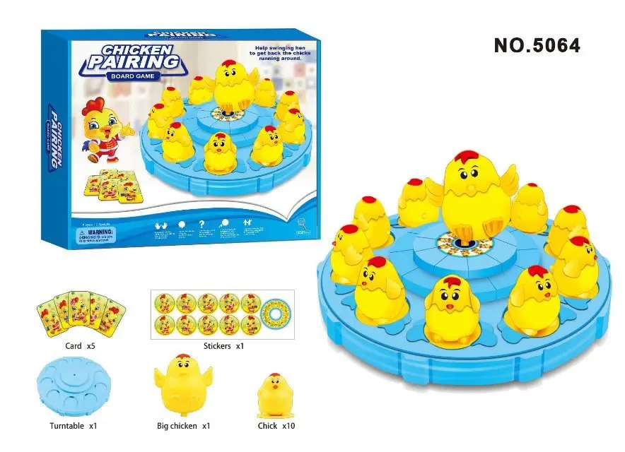 Chicken matching toy puzzle game interactive board gamesin Board Games from Sports