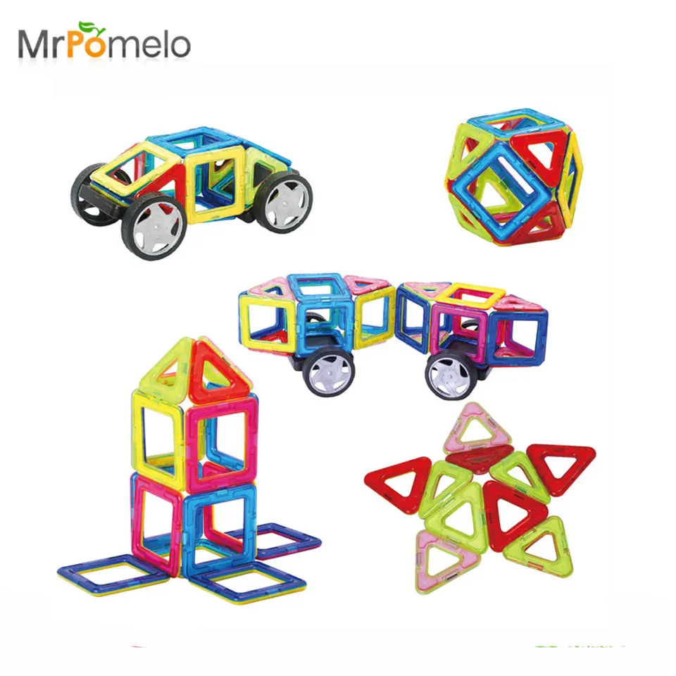 MrPomelo 40PCS Magnetic Building Blocks Baby Toys Model & Building Toys Brick Designer Enlighten Bricks Magnet Toy Standard Kits baby-building-blocks : image MrPomelo 40PCS Magnetic Building Blocks Baby Toys Model & Building Toys Brick Designer Enlighten Bricks Magnet Toy Standard Kits baby-building-blocks
