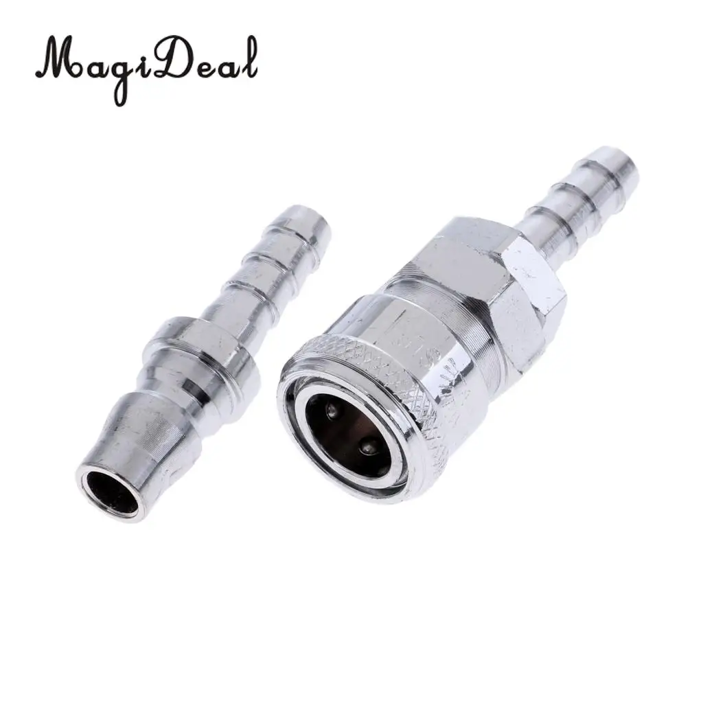 MagiDeal Universal Diving Connector Underwater Fittings Diving Hose Connector Dia 9mm Easy Connection Between Tube and Tube