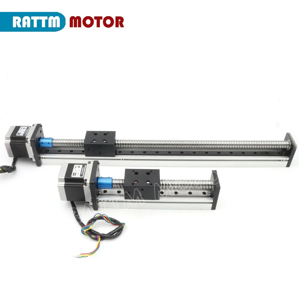 Шариковый винт CBX1605 линейный ступенчатый привод 100/200/300/400/500/600 мм и квадратная