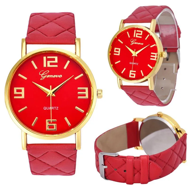 Женские часы Reloj Mujer Geneva аналоговые кварцевые часы под платье из искусственной кожи женские спортивные браслеты часы Relogio Feminino