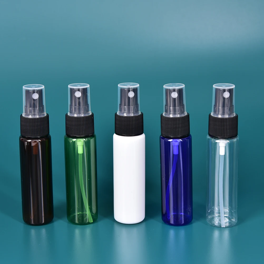 

Travel 30ml Plastic Refillable Perfume Bottle With Spray Empty Cosmetic Containers With Atomizer Cap For Essential Oil Perfume