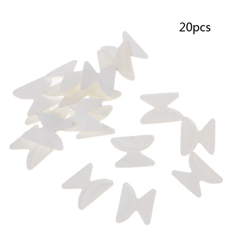 

10 Pairs Eyeglasses Sunglasses Adhesive Silicone Non-slip Stick on Nose Pads