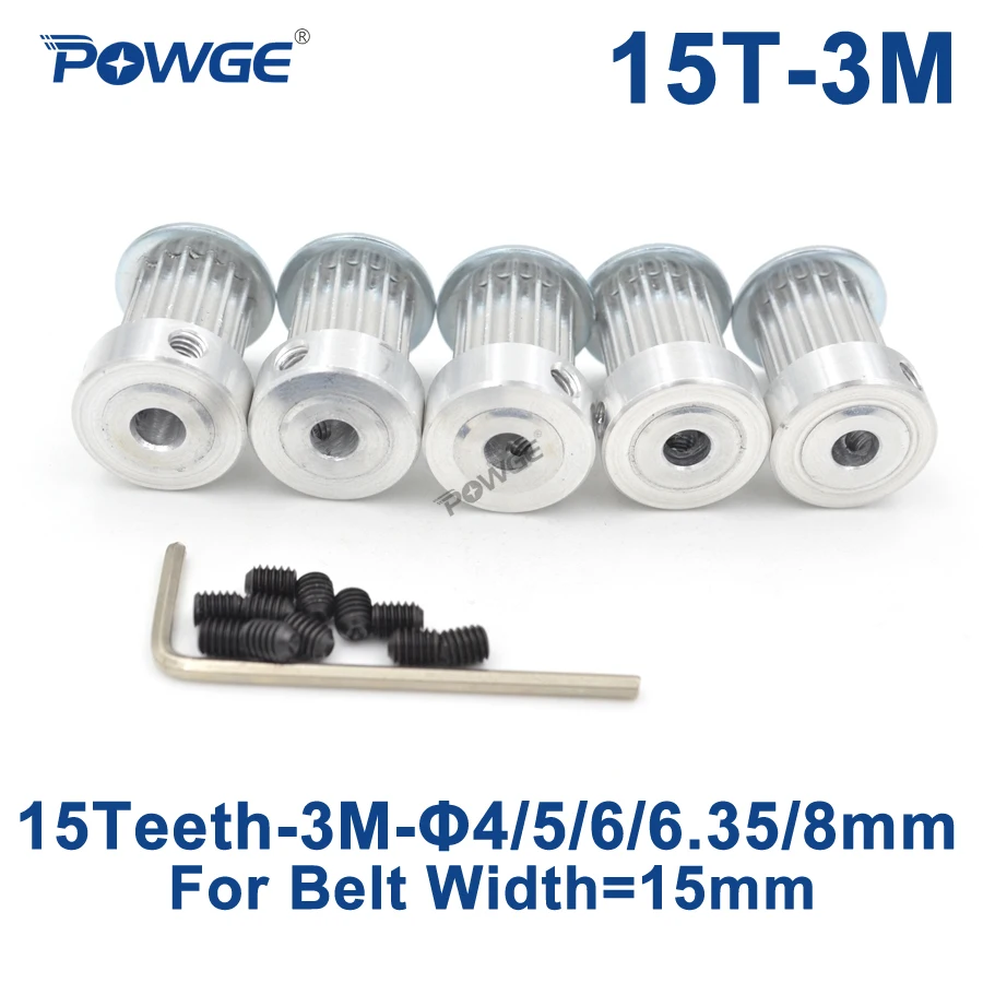 3M 10 15mm Timing Belt Idler Pulleys 40-60 Teeth 5-15mm Bore For 3D Printer CNC 