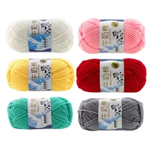 DIY Milk Cotton Yarn Warm Baby Wool Yarn for Knitting Children Hand Knitted Yarn Knit Blanket Crochet Yarn