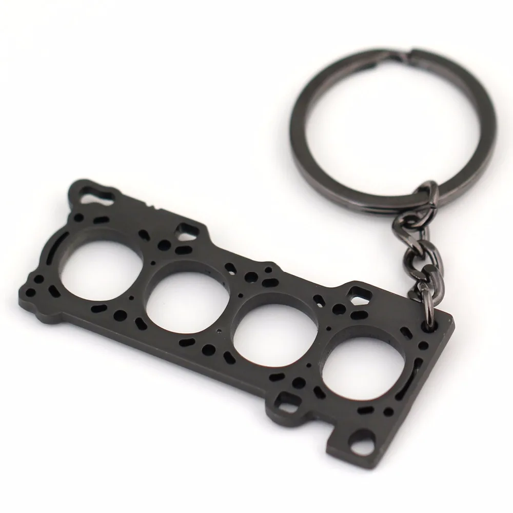 

Cylinder Head Gasket keychain key ring cylinder gasket key chain car key holder creative portachiavi chaveiro llaveros hombre