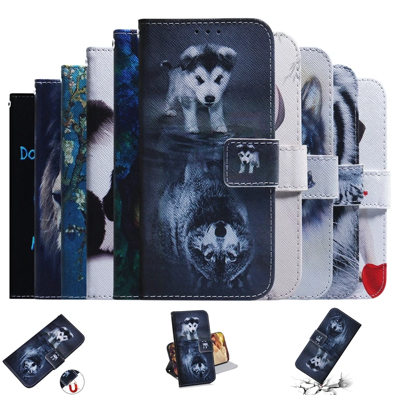 sFor Coque Samsung Galaxy J6 Plus Case Cute Leather Wallet Flip for Cover For Phone | Мобильные телефоны и аксессуары