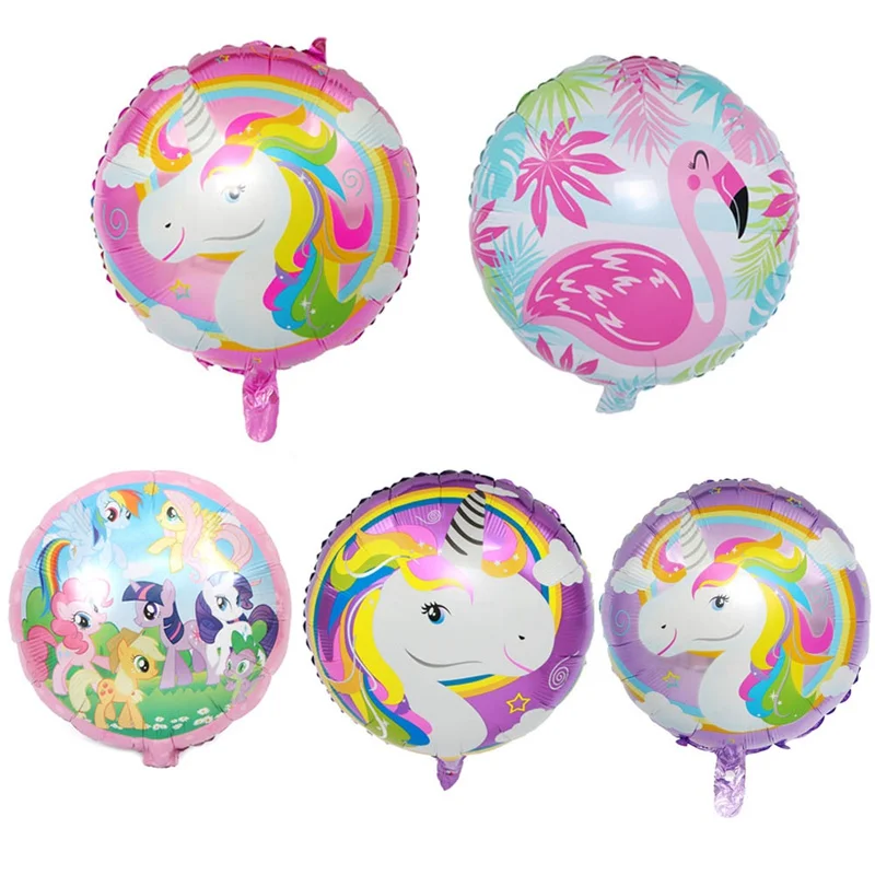 

2018 New 18inch 1pcs Happy Birthday Foil Balloons Birthday Party Decor Pineapple Helium Balloons Flamingo Party Supplies