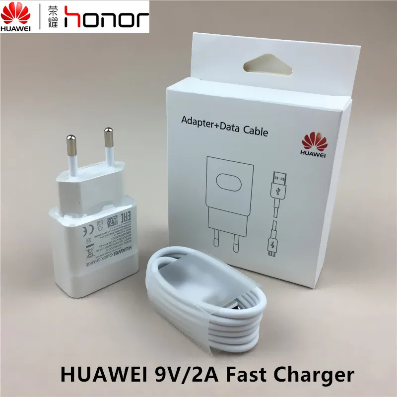 Оригинальное быстрое зарядное устройство Huawei P10 Lite QC 2 0 p9 p8 nova 2i Honor 8 9 MATE y6 2017