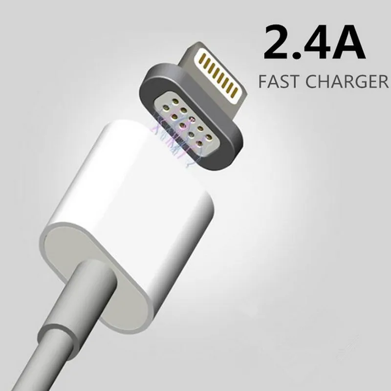 2.4A Magnetic Cable Micro Usb Data Cable for Apple iPhone 5 5s 6 6s 7 Plus Charging Cable Android for Samsung ZTE Mobile Phone