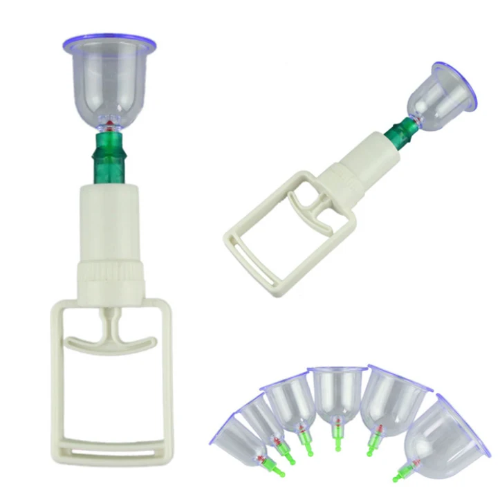 Hot Marketing Chinese Medical Body Cupping Set w/ 6 Magnets Point |