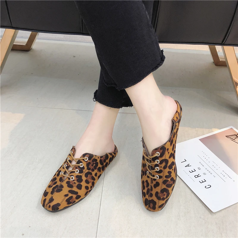 Leopard Print Flat Shoes for Women - Stylish Loafers, Ballerina Footwear, and Moccasins for Casual Events - Chic Ballet Flats for Women (Chaussures Femme) image 4