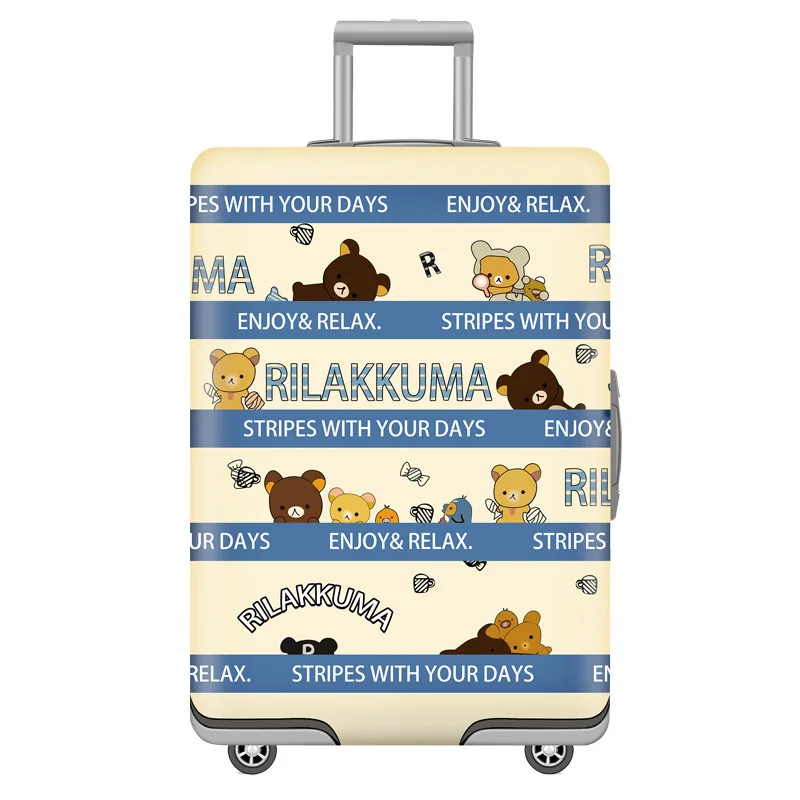 Fashion Cartoon Print Waterproof Suitcase Protective Bag Thicken Dust-proof Elastic Travel Luggage Cover Travel Accessories19-32 Fashion Cartoon Print Waterproof Suitcase Protective Bag Thicken Dust-proof Elastic Travel Luggage Cover Travel Accessories19-32