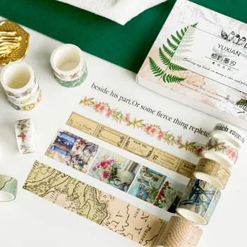 

20pcs/lot Deep sea love series Kawaii Planner Handbook Decorative Paper Washi Masking Tape set School Art Supplies Stationery