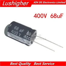 5 шт. 400V68UF 16*25 мм 68 мкФ 400V 16x25mm Алюминий электролитический конденсатор с алюминиевой крышкой, DIP