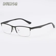 Очки с защитой от синих лучей, оправа для мужчин, очки для компьютерных игр, очки для глаз, прозрачные линзы, полуоправа для мужских очков, RS563