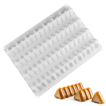 

Non-stick Silicone Molds for Mousse Infinity Rectangle Wave Shaped 3D Cake Mold Decorating Pastry Tools