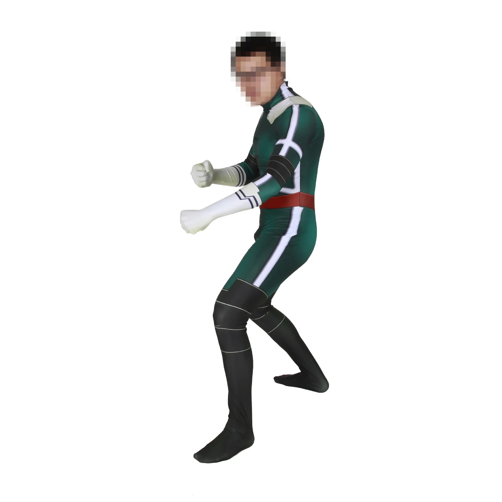 Костюмы для косплея My Hero academic Midoriya Izuko Deku мужчин и женщин костюм зентай облегающий