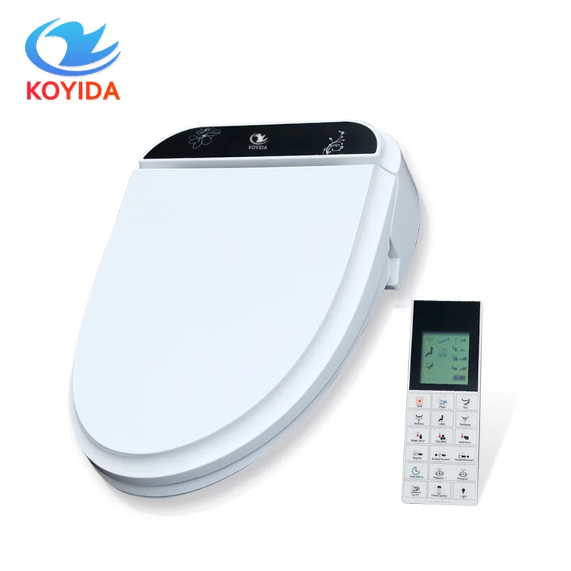Smart Toilet Seat Automatic Electronic Toilet Cover LED Light Seat