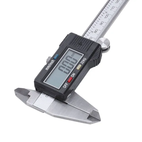 Серебряный 6 &quot/ 150 мм цифровой электронный Большой ЖК экран King Foot Caliber|digital