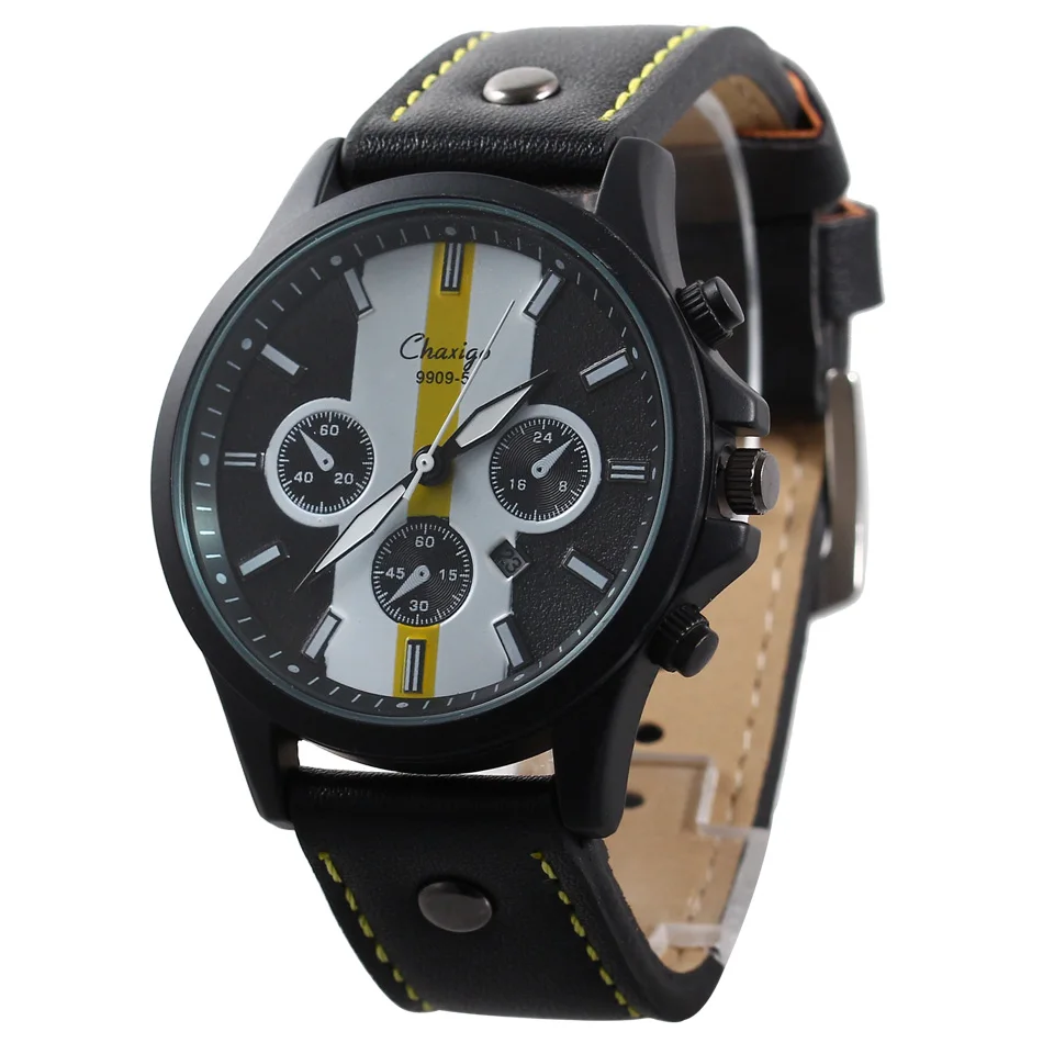 Chaxigo Brand Watch Men's Sport Watches Quartz Movement Clock