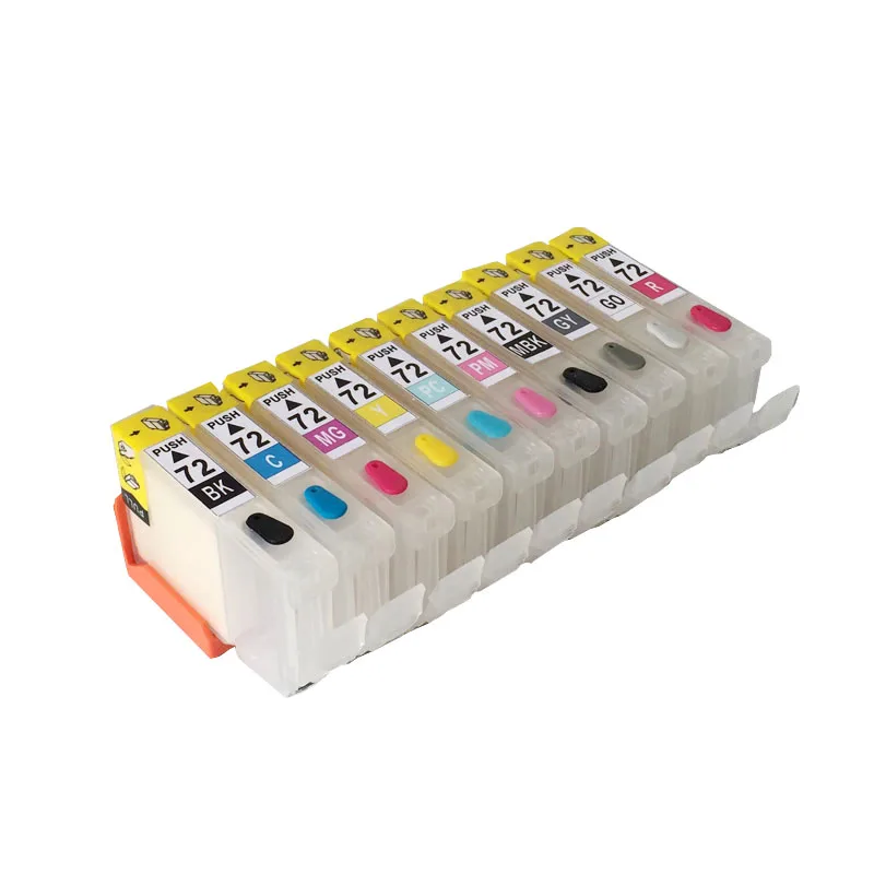 Aliexpress.com : Buy 10 Colors for Canon PGI 72 Refillable Ink Cartridge for Canon Pro 10 Pro10