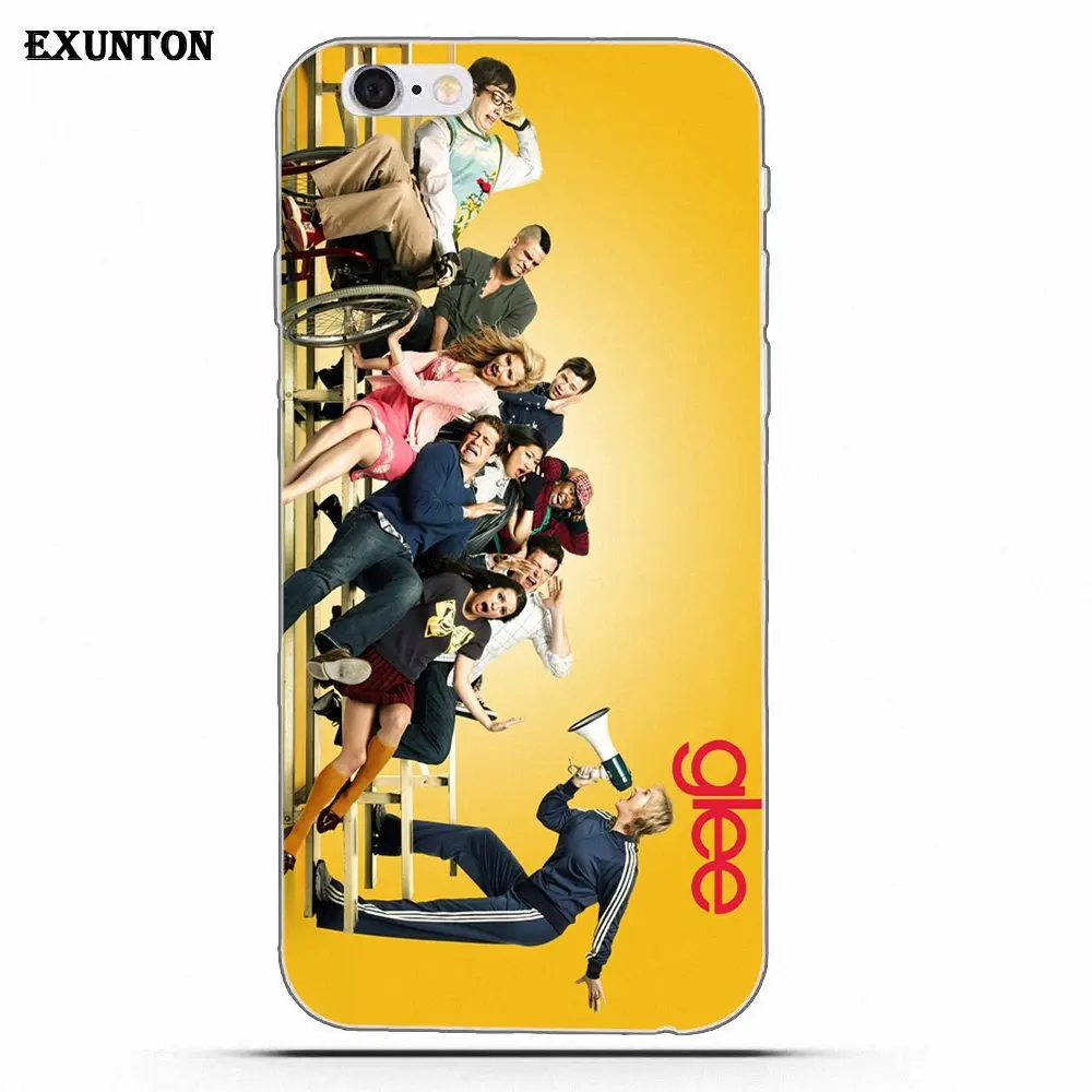 Чехол из ТПУ для Apple iPhone 4 4S 5 5C SE 6 6S 7 8 Plus X Glee Character|Чехлы-накладки| |
