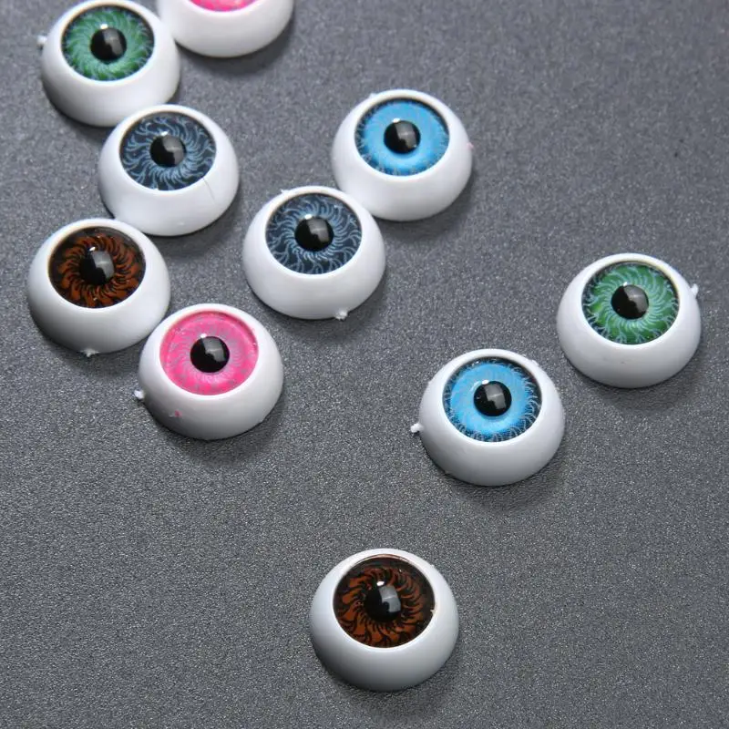100 шт 6-12 мм пластиковые защитные глаза для куклы, коробки для поделок животных