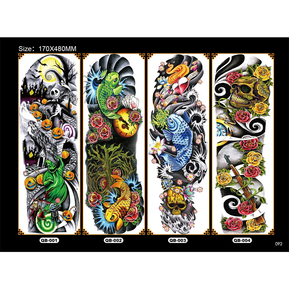 جديد 4 ملاءات كبيرة المؤقتة الوشم ملصق الرجال أكمام أذرع تبريد lelft الكتف وهمية الوشم الجسم الفن ملصق Twinset 3d وهمية الطوطم جديد 4 ملاءات كبيرة المؤقتة الوشم ملصق الرجال أكمام أذرع تبريد lelft الكتف وهمية الوشم الجسم الفن ملصق Twinset 3d وهمية الطوطم