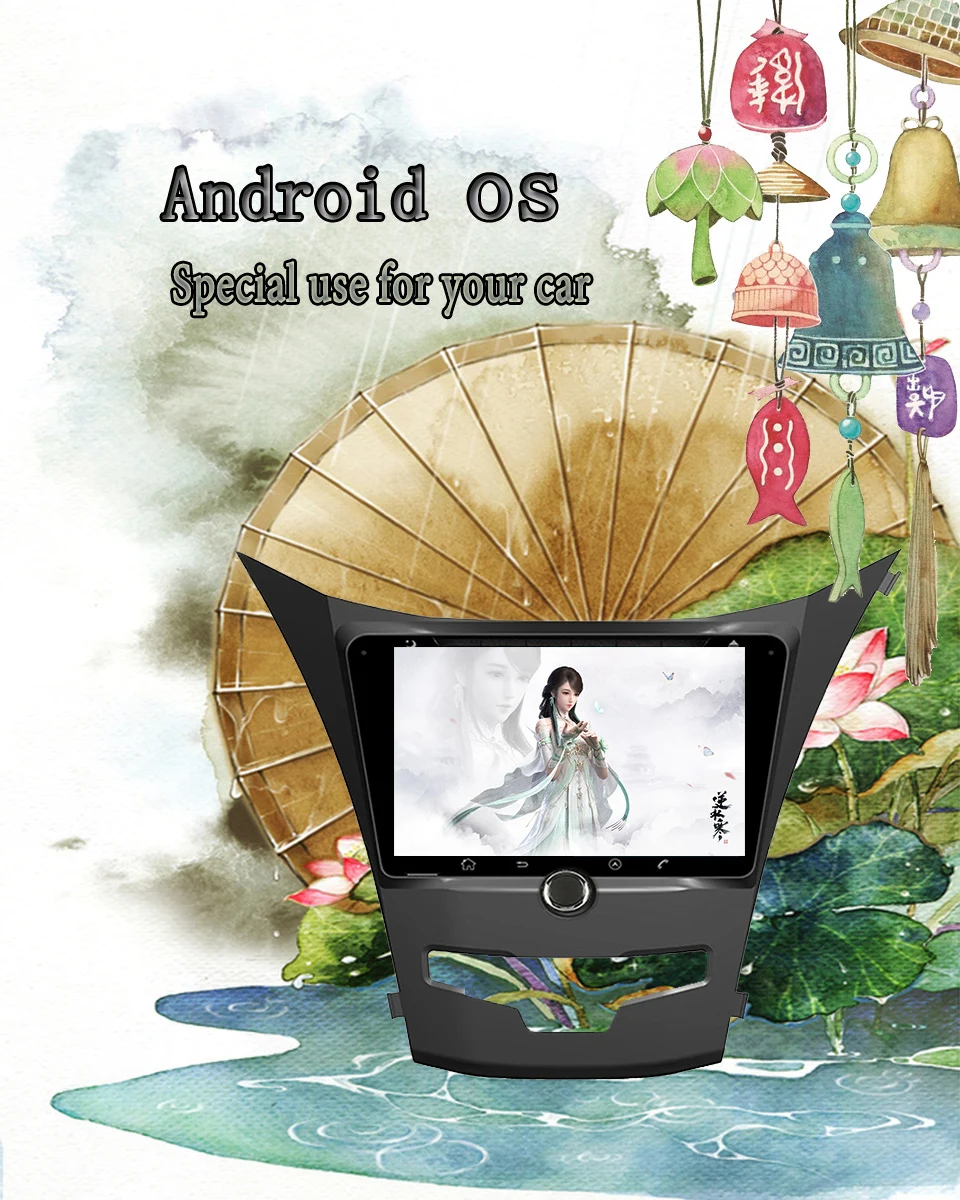 Восьмиядерный процессор 4+ 64 ГБ Android 9,0 Автомобильная dvd-навигационная система для SsangYong Korando Actyon- Радио стерео Wifi 3/4G головное устройство