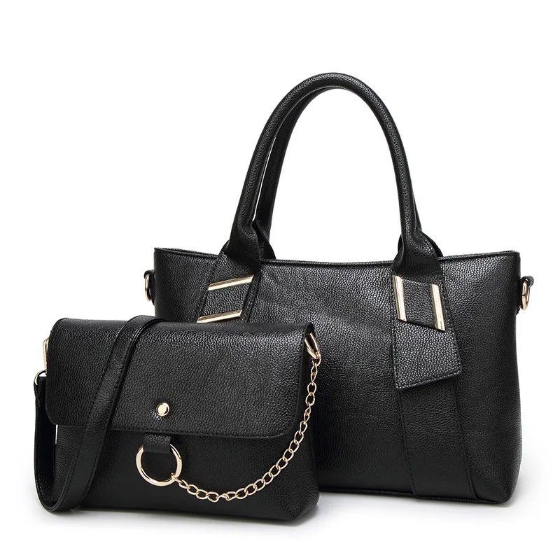 

2018 Spring Comes New Fashion Leather Handbags High Quality Women Shoulder Bags Buy one get another free Set More Favorable