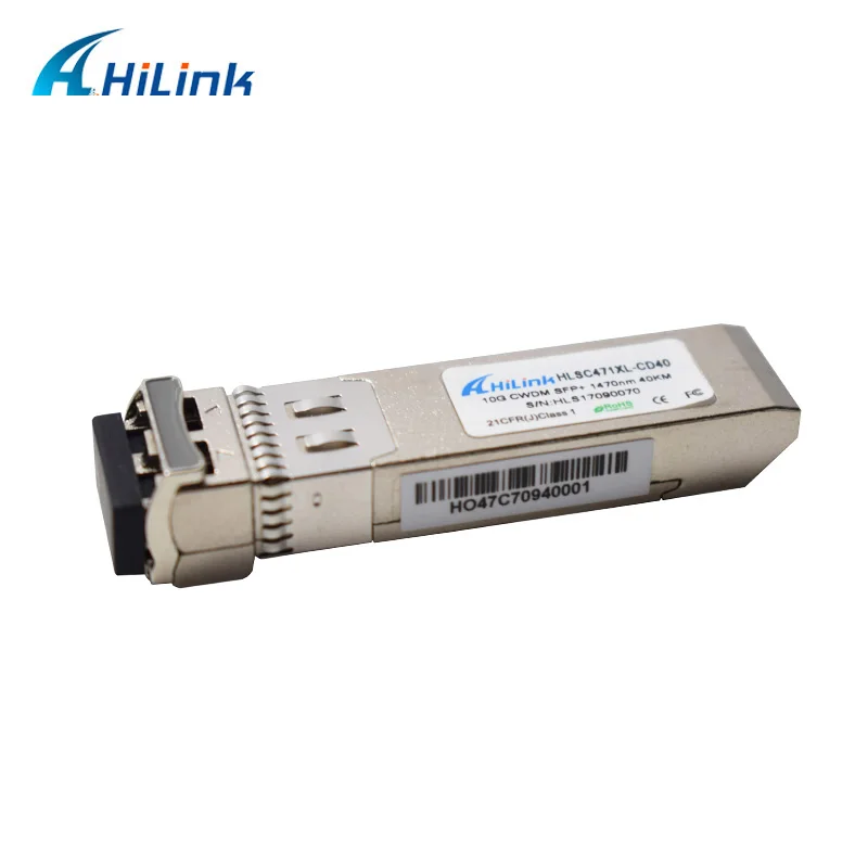 10G CWDM SFP + 40KM 1470nm HLSC471XL CD40 LC DDM модуль приемопередатчика|Оптоволоконное