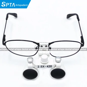 

dental cure loupe medical surgical therapy magnifier dental white loupes with 2.5X 420 working distance