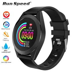 Run Скорость R50S Смарт-часы IP67 Водонепроницаемый крови Давление Heart Rate Monitor Спортивные Фитнес Trakcer часы Для мужчин женские умные часы