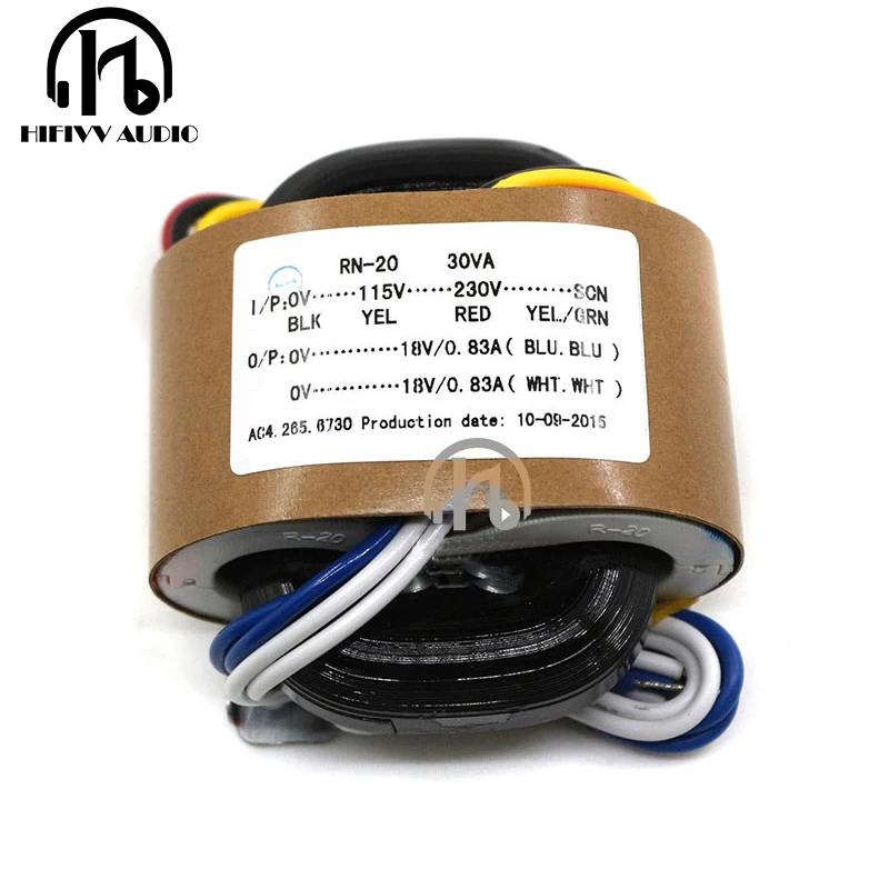 

Hifivv audio 30W transformer output voltage 18V R transformer DAC preamp headphone amplifier