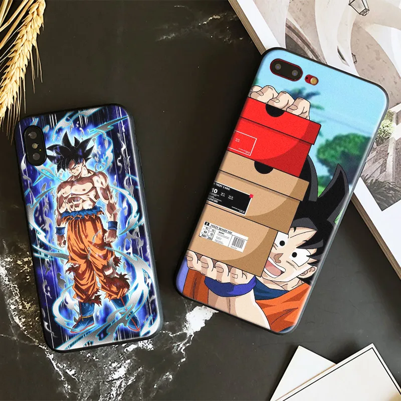 

Dragon Ball Super Saiyan Ultra Instinct Goku Soft Silicone Phone Case Cover Shell For iPhone 5 5s Se 6 6s 7 8 Plus X XR XS Max