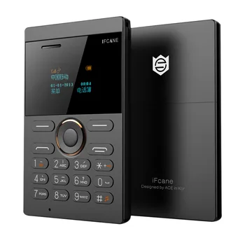 

iFcane E1 Free Shipping Unlock Portable Small Mobile Card Phone with MP3 Bluetooth FM 5.8mm Ultrathin card mini cell phones P505