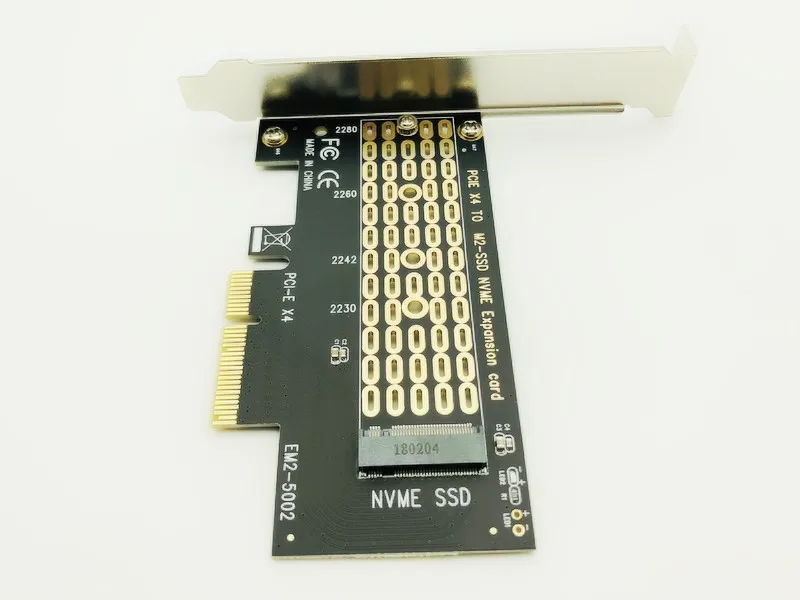 PCI Express PCI-E 3,0X4 для M.2 NVMe M ключ Интерфейс конвертерная плата адаптера M2 NVMe диск PCIe SSD переходная карта для 2230 2242 2260 2280