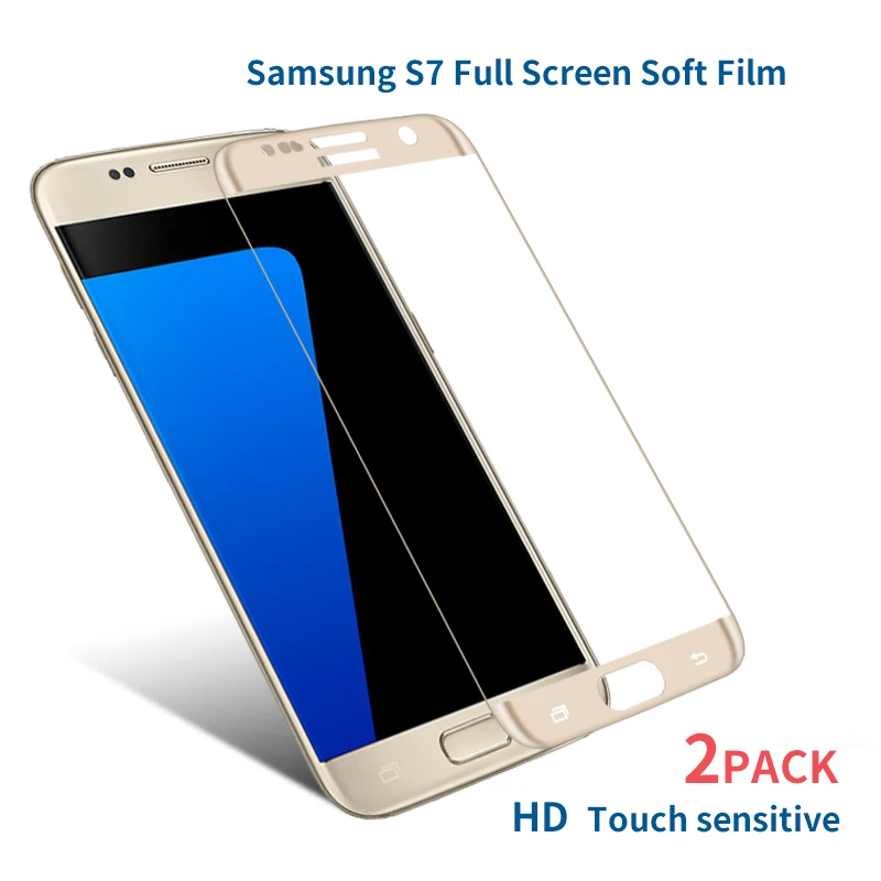 

2Pcs/lot 3D Curved Soft Screen Protector For Samsung Galaxy S7 Edge Screen Protective Film For Samsung S6 Edge S6Edge plus