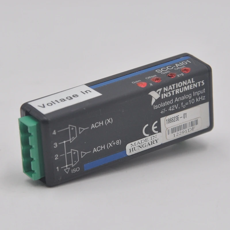 

NATIONAL INSTRUMENTS SCC-AI01 ISOLATED ANALOG INPUT