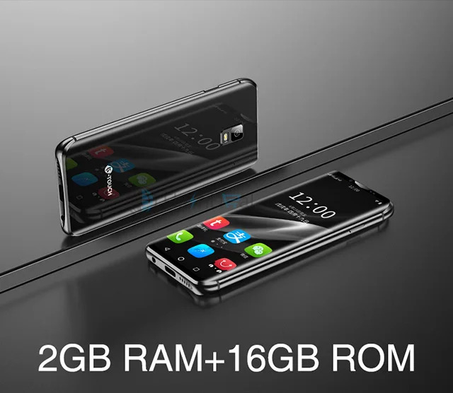 Мини-смартфон K-Touch i10, четырехъядерный, 3 ГБ, 64 ГБ, 3,46 дюймов, 6D, изогнутое стекло, экран, Android 8,1, Face ID, wifi, маленький смартфон 4G - Цвет: 2GB 16GB Black