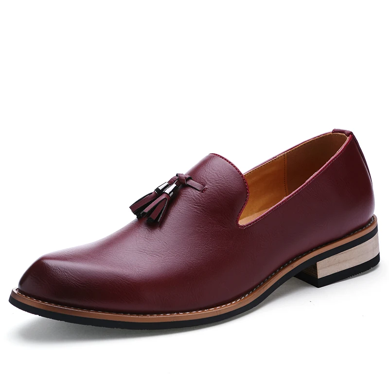italian vintage men leather footwear luxury brand tassel formal leather suit shoes men elegant wedding business oxfords for men (50)